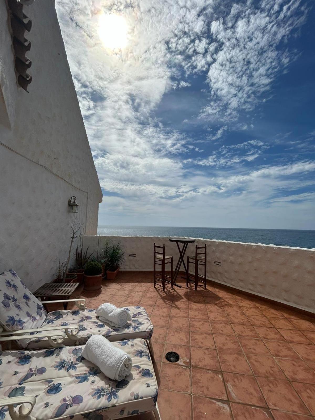 Apartmán Atico Sobre El Mar Benajarafe Exteriér fotografie